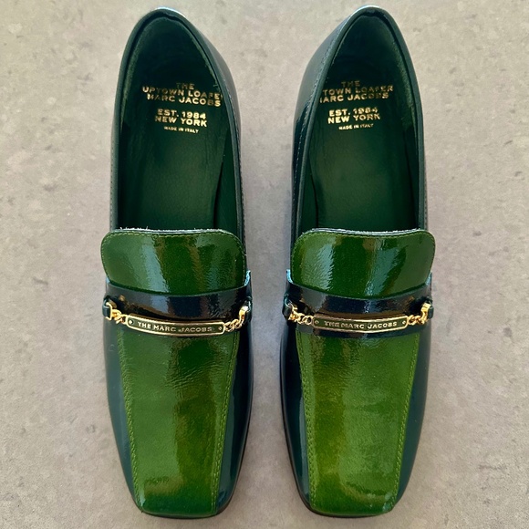 MARC JACOBS Uptown loafers [NEW] - GREEN - Size 36; I’m usually a size 37 - Picture 4 of 8